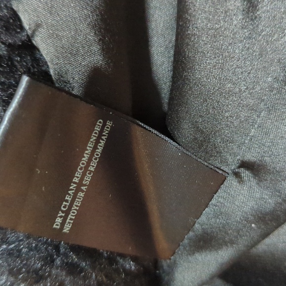 [BLANKNYC] Black Fuzzy Faux Sherling Sherpa Open Front Lined Jacket Size XS - Picture 6 of 7